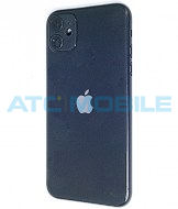 iPhone 11 zadn&iacute; kryt (sklo) s logem, r&aacute;mem čern&yacute; včetně drž&aacute;ku SIM a tlač&iacute;tek, EU verze (OEM)