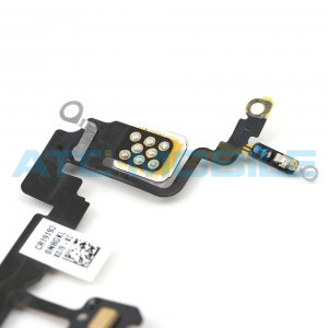 iPhone 11 Pro flex kabel s tlač&iacute;tky ON/OFF s drž&aacute;kem a bleskem, origin&aacute;ln&iacute;