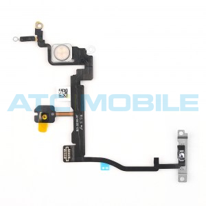 iPhone 11 Pro flex kabel s tlač&iacute;tky ON/OFF s drž&aacute;kem a bleskem, origin&aacute;ln&iacute;