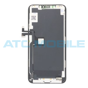 iPhone 11 Pro displej + dotyk + r&aacute;m čern&yacute; (TOP Hard OLED, bez hl&aacute;&scaron;ky)