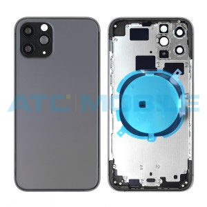 iPhone 11 Pro zadn&iacute; kryt (sklo) s logem, r&aacute;mem čern&yacute; včetně drž&aacute;ku SIM a tlač&iacute;tek, EU verze