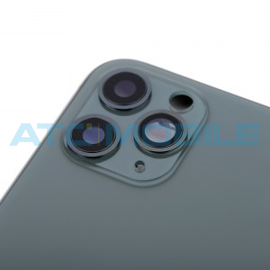 iPhone 11 Pro zadn&iacute; kryt (sklo) s logem, r&aacute;mem zelen&yacute; včetně drž&aacute;ku SIM a tlač&iacute;tek, EU verze (OEM)