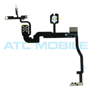 iPhone 11 Pro Max flex kabel s tlač&iacute;tky ON/OFF a bleskem, origin&aacute;ln&iacute;