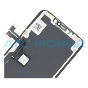 iPhone 11 Pro Max displej + dotyk + r&aacute;m čern&yacute; (TOP Hard OLED, bez hl&aacute;&scaron;ky)