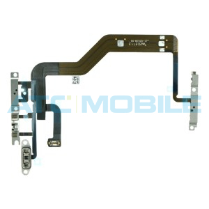 iPhone 12, 12 Pro flex kabel s tlač&iacute;tky ON/OFF a hlasitosti s drž&aacute;kem, origin&aacute;ln&iacute;