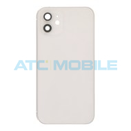iPhone 12 zadn&iacute; kryt (sklo) s r&aacute;mem b&iacute;l&yacute; včetně drž&aacute;ku SIM a tlač&iacute;tek, EU verze (OEM) + magnety