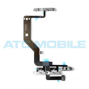iPhone 12 Mini flex kabel s tlač&iacute;tky ON/OFF s drž&aacute;kem, origin&aacute;ln&iacute;