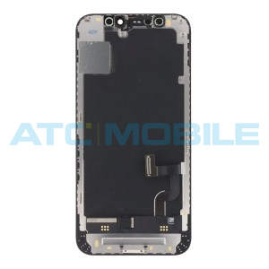 iPhone 12 Mini displej + dotyk + r&aacute;m čern&yacute; (OEM, bez hl&aacute;&scaron;ky)