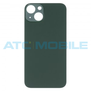 iPhone 13 zadn&iacute; kryt (sklo) zelen&yacute; s logem (OEM) - Big Hole