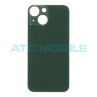 iPhone 13 Mini zadn&iacute; kryt (sklo) zelen&yacute; s logem (OEM) - Big Hole
