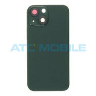 iPhone 13 Mini zadn&iacute; kryt (sklo) s logem, r&aacute;mem zelen&yacute; včetně drž&aacute;ku SIM a tlač&iacute;tek, EU verze (OEM)