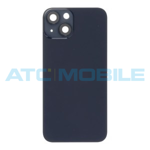 iPhone 14 zadn&iacute; kryt s logem, r&aacute;mem včetně skl&iacute;ček kamer čern&yacute;(OEM)