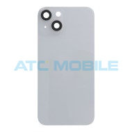 iPhone 14 zadn&iacute; kryt s logem, r&aacute;mem včetně skl&iacute;ček kamer b&iacute;l&yacute; (OEM)