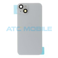 iPhone 14 Plus zadn&iacute; kryt (sklo) s logem, r&aacute;mečkem včetně magnetů, blesku, skl&iacute;ček kamer, b&iacute;l&yacute; (OEM)