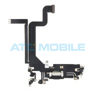 iPhone 14 Pro Max flex nab&iacute;jec&iacute;ho konektoru čern&yacute; (OEM)