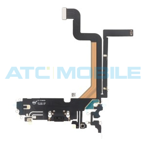 iPhone 14 Pro Max flex nab&iacute;jec&iacute;ho konektoru čern&yacute; (OEM)
