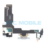iPhone 15 flex nab&iacute;jec&iacute;ho konektoru modr&yacute;