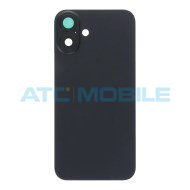 iPhone 16 Plus zadn&iacute; kryt s logem, r&aacute;mem včetně magnetů a skl&iacute;ček kamer čern&yacute; (OEM)