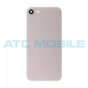 iPhone 8 zadn&iacute; kryt (sklo) zlat&yacute; s logem včetně skl&iacute;čka kamery (Premium) - EU