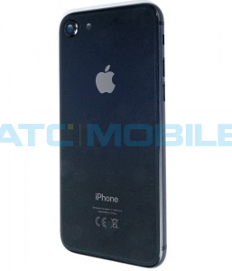 iPhone 8 zadn&iacute; kryt (sklo) s logem, r&aacute;mem čern&yacute; včetně drž&aacute;ku SIM a tlač&iacute;tek, EU verze