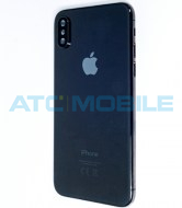 iPhone X zadn&iacute; kryt (sklo) s logem, r&aacute;mem čern&yacute; včetně drž&aacute;ku SIM a tlač&iacute;tek, EU verze