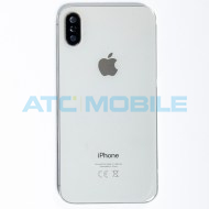 iPhone Xs zadn&iacute; kryt (sklo) s logem, r&aacute;mem b&iacute;l&yacute; včetně drž&aacute;ku SIM a tlač&iacute;tek, EU verze