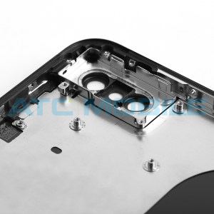 iPhone Xs Max zadn&iacute; kryt (sklo) s logem, r&aacute;mem b&iacute;l&yacute; včetně drž&aacute;ku SIM a tlač&iacute;tek, EU verze
