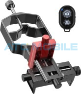 Drž&aacute;k 3-os&yacute; telefonu pro binokul&aacute;rn&iacute;/monokul&aacute;rn&iacute; mikroskop, dalekohled, pu&scaron;kohled s Bluetooth