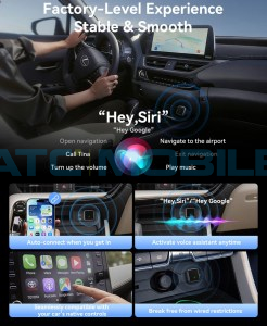 Bezdr&aacute;tov&yacute; adapt&eacute;r JOYROOM Apple CarPlay & Android Auto (Plug & Play) 