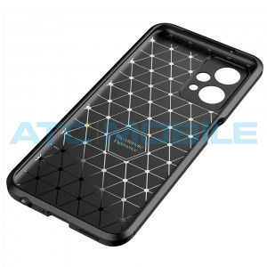 Shockproof Carbon Fiber kryt Realme 9 Pro (RMX3472) čern&yacute;