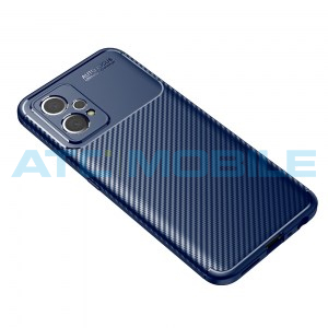 Shockproof Carbon Fiber kryt Realme 9 Pro+ (RMX3392) modr&yacute;