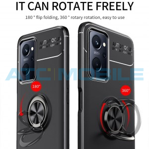 Ochrann&yacute; kryt Realme 9i (RMX3491) s kroužkem čern&yacute;
