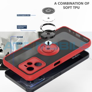 Kryt Realme C35 (RMX3511) s kroužkem čern&yacute;
