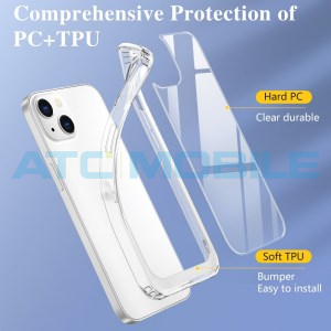 Shockproof kryt Crystal Clear iPhone 13 čir&yacute;