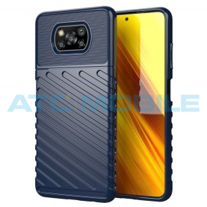 Shockproof Thunderbolt kryt Poco X3 NFC modr&yacute;