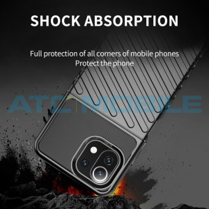 Shockproof Thunderbolt kryt Xiaomi Mi 11 Lite čern&yacute;