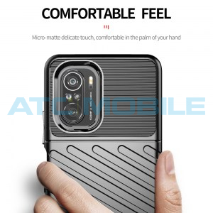 Shockproof Thunderbolt kryt Xiaomi Mi 11i, Redmi K40 Pro+ čern&yacute;