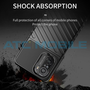 Shockproof Thunderbolt kryt Xiaomi Mi 11i, Redmi K40 Pro+ čern&yacute;
