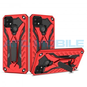 Shockproof Armor kryt Realme C21-Y (RMX3263), C25-Y (RMX3269) červen&yacute;