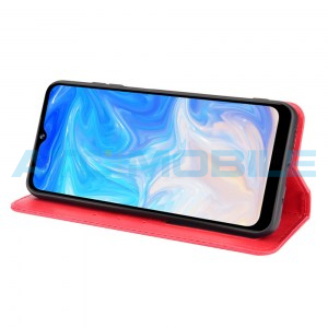 Pouzdro Book Doogee N40 Pro Magnetic Buckle Texture otev&iacute;rac&iacute; červen&eacute;