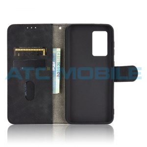 Pouzdro Book Oukitel C21, C21 Pro otev&iacute;rac&iacute;, čern&eacute;