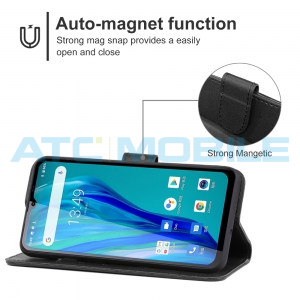Pouzdro Book Oukitel C23 Pro otev&iacute;rac&iacute; čern&eacute;
