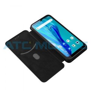 Pouzdro Magnetic Case Oukitel C23 Pro Carbon Fiber čern&eacute;