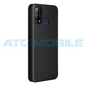 Pouzdro Magnetic Case Oukitel C23 Pro Carbon Fiber čern&eacute;
