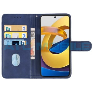 Pouzdro Book Poco M4 Pro 4G otev&iacute;rac&iacute; modr&eacute;