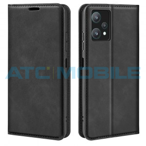 Pouzdro Magnetic Book Realme 9 Pro (RMX3472) Retro-Skin otev&iacute;rac&iacute; čern&eacute;