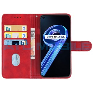Pouzdro Book Realme 9 5G (RMX3474) otev&iacute;rac&iacute; červen&eacute;