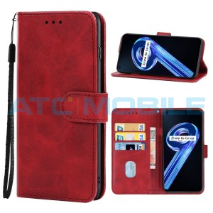 Pouzdro Book Realme 9 5G (RMX3474) otev&iacute;rac&iacute; červen&eacute;