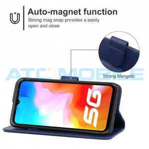 Pouzdro Book Ulefone Armor 12 5G otev&iacute;rac&iacute; modr&eacute;