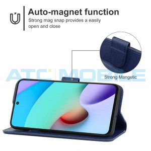 Pouzdro Book Xiaomi Redmi Note 11 4G otev&iacute;rac&iacute; modr&eacute;
